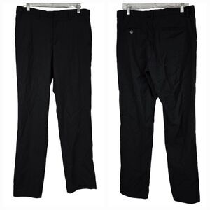 Calvin Klein 31x32 Men's Black Dress Pants Flat Front Trousers Business Office